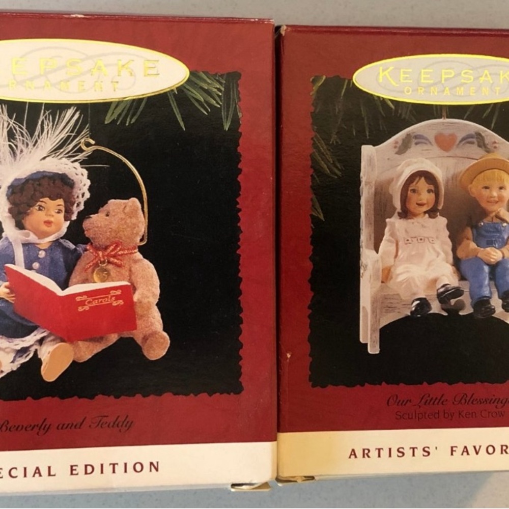 93' 94' 95' Special Edition Hallmark Ornaments Bundle
